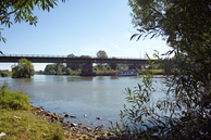 Toller Blick von Jagstfeld auf den Neckar